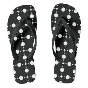 Witte Stippen, Stippenpatroon, Stippen, Gestippeld Teenslippers