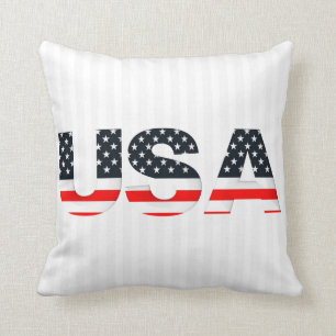 Witte strepen en letters kussen