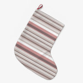 Witte strepen grote kerstsok (Voorkant (Hangend))