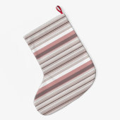 Witte strepen grote kerstsok (Achterkant (Hangend))