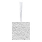 Witte suikerschar kubus ornament (Rechts)