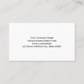 Witte SUV | moersleutels Visitekaartje (Achterkant)