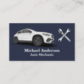 Witte SUV | moersleutels Visitekaartje (Voorkant)