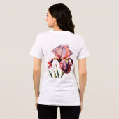 Witte T-shirt bloem (Achterkant volledig)