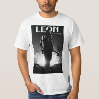 Witte T-shirt met Halve Mouwen Leons' Kennedy Desi
