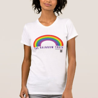 Witte T-Shirt-regenboogwaarheid voor vrouwen T-shirt