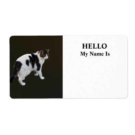 Witte tablet met donkere pleisters etiket (Voorkant)