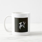 Witte tablet met donkere pleisters koffiemok (Links)