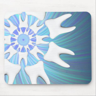 Witte Tand Mandala Design Tandarts Mousepad Muismat
