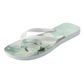 witte teenslippers (Schuin)