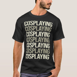 Witte tekst Cosplay Cosplay T-shirt