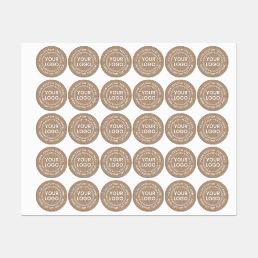 Witte tekst Kraft papier kijken rond stof kleding Labels (Vel)