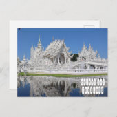 Witte tempel in Chiang Rai Thailand Briefkaart (Voorkant / Achterkant)