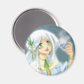 witte thee magneet (Voorkant / Achterkant)