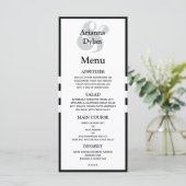 Witte Tiedienst Menu (Staand voorkant)