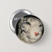 Witte tijger 1 Button (Voorkant /achterkant)