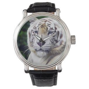 Witte tijger 1 Horloge- en Nummeropties Horloge