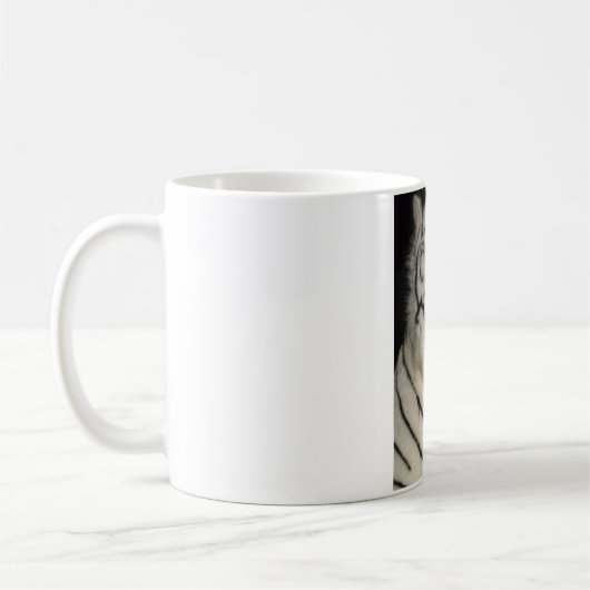 Witte tijger 1 Mok (Links)