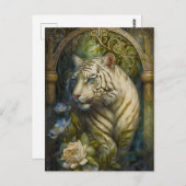 Witte Tijger Briefkaart (Voorkant / Achterkant)