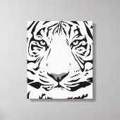Witte tijger canvas afdruk (Voorkant)