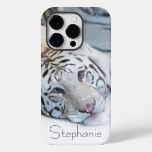 Witte Tijger Case-Mate iPhone 14 Pro Hoesje