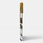 Witte tijger die liefdevolle momenten, iPhone Case Hoesje (Rechterkant)