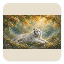 Witte Tijger – Een Stille Plaats Onder Gouden Blad