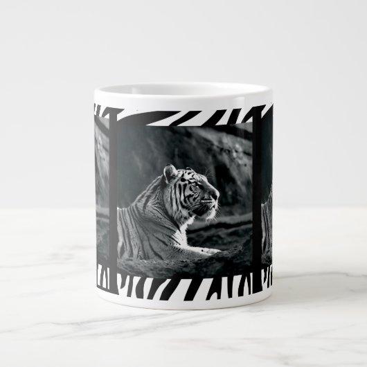 Witte tijger extra grote beker (Voorkant)