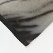 Witte tijger fleece deken (Hoek)