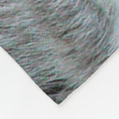 Witte tijger fleece deken (Hoek)