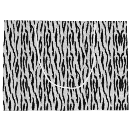 Witte tijger groot cadeauzakje (Achterkant)