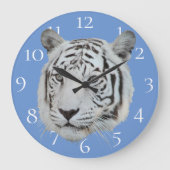 Witte tijger grote klok (Voorkant)