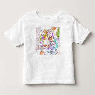 Witte tijger kinder shirts