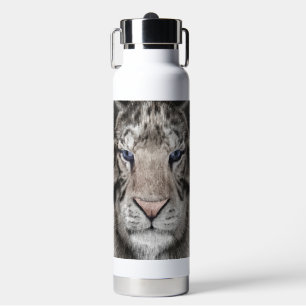 Witte Tijger Kop Wilde Schoonheid Esthetiek Waterfles