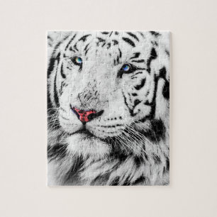 Witte tijger legpuzzel