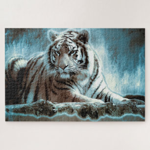 Witte tijger legpuzzel