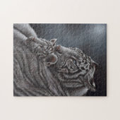 Witte tijger legpuzzel (Horizontaal)