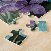 Witte Tijger Oerwoud Flora Legpuzzel (Zijkant)