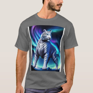 Witte tijger ontwerp 2 t-shirt