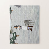 Witte tijger puzzel legpuzzel (Verticaal)