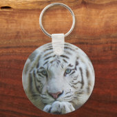 Witte tijger sleutelhanger (Voorkant)