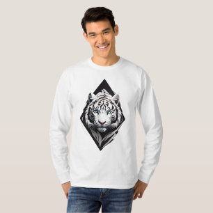 Witte tijger t-shirt