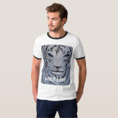 WITTE TIJGER T-SHIRT VAN PAULA REILLY. (Voorkant volledig)