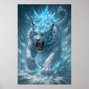 Witte Tijger van de Vorst - Keizer van het Bevrore Poster