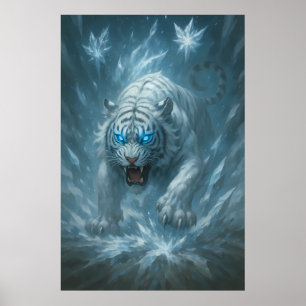 Witte Tijger Vorst – Keizer van het Bevroren Rijk Poster