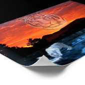 witte tijgers poster (Hoek)