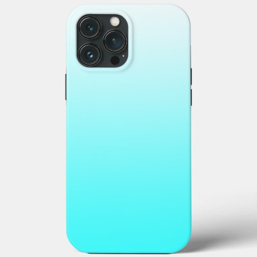 Witte tot Aqua Blue gradiënt Case-Mate iPhone Case (Achterkant)
