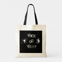 Witte Trick or treat tas