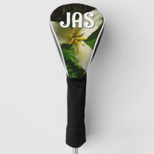 Witte Trilliumventiel Golfheadcover