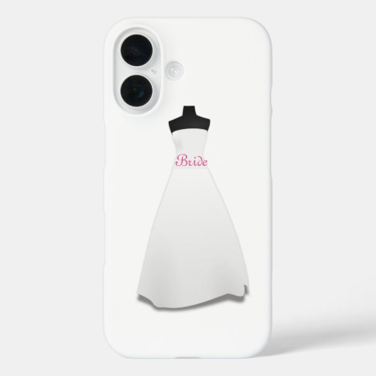 Witte Trouwjurk Bruid Case-Mate iPhone Case (Achterkant)